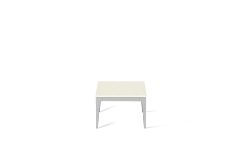Fresh Concrete Cube Side Table Oyster