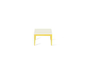Fresh Concrete Cube Side Table Lemon Yellow