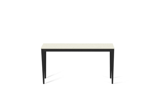 Fresh Concrete Slim Console Table Matte Black