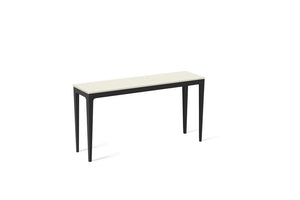 Fresh Concrete Slim Console Table Matte Black