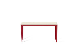 Fresh Concrete Slim Console Table Flame Red