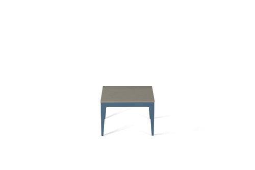 Sleek Concrete Cube Side Table Wedgewood