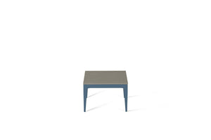 Sleek Concrete Cube Side Table Wedgewood