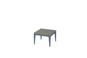 Sleek Concrete Cube Side Table Wedgewood