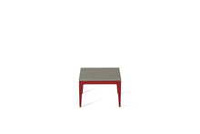 Load image into Gallery viewer, Sleek Concrete Cube Side Table Flame Red