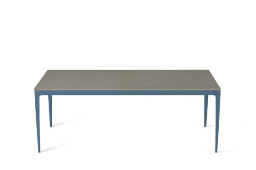 Sleek Concrete Long Dining Table Wedgewood