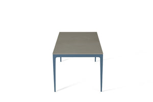 Sleek Concrete Long Dining Table Wedgewood