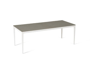 Sleek Concrete Long Dining Table Oyster