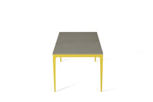 Load image into Gallery viewer, Sleek Concrete Long Dining Table Lemon Yellow