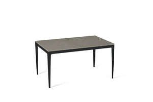 Sleek Concrete Standard Dining Table Matte Black