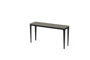 Sleek Concrete Slim Console Table Matte Black