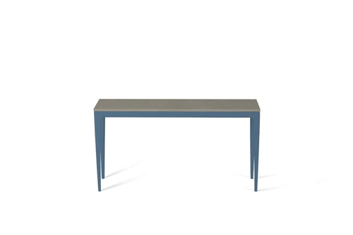 Sleek Concrete Slim Console Table Wedgewood