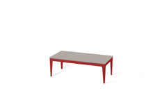 Load image into Gallery viewer, Raw Concrete Coffee Table Flame Red