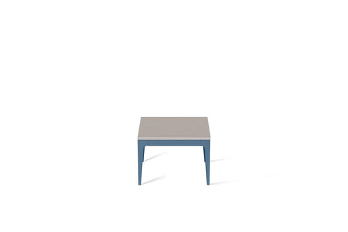 Raw Concrete Cube Side Table Wedgewood