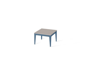 Raw Concrete Cube Side Table Wedgewood