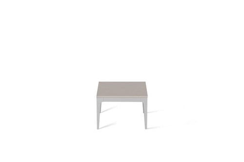 Raw Concrete Cube Side Table Oyster