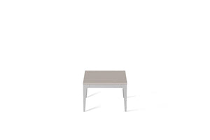 Raw Concrete Cube Side Table Oyster