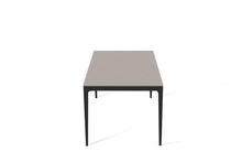 Load image into Gallery viewer, Raw Concrete Long Dining Table Matte Black