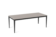 Load image into Gallery viewer, Raw Concrete Long Dining Table Matte Black