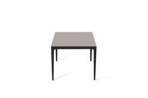 Raw Concrete Standard Dining Table Matte Black