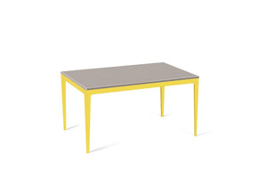 Raw Concrete Standard Dining Table Lemon Yellow