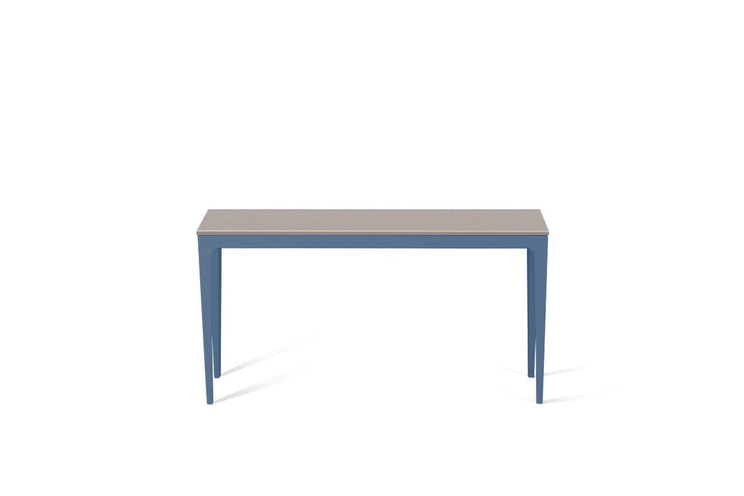 Raw Concrete Slim Console Table Wedgewood