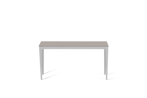 Raw Concrete Slim Console Table Oyster