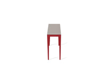 Load image into Gallery viewer, Raw Concrete Slim Console Table Flame Red