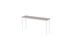 Load image into Gallery viewer, Raw Concrete Slim Console Table Pearl White