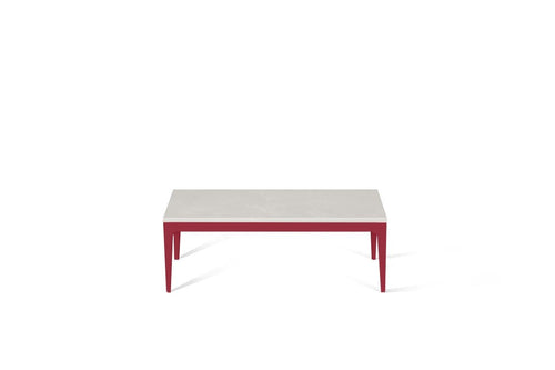 Cloudburst Concrete Coffee Table Flame Red