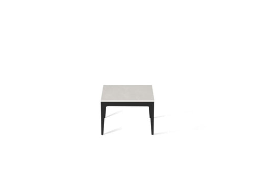 Cloudburst Concrete Cube Side Table Matte Black