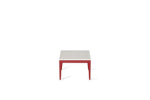 Load image into Gallery viewer, Cloudburst Concrete Cube Side Table Flame Red