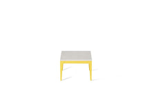 Load image into Gallery viewer, Cloudburst Concrete Cube Side Table Lemon Yellow