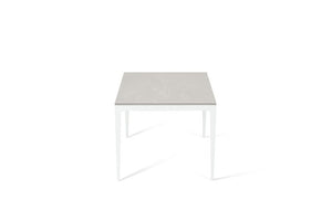 Cloudburst Concrete Standard Dining Table Pearl White