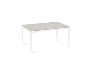 Cloudburst Concrete Standard Dining Table Pearl White