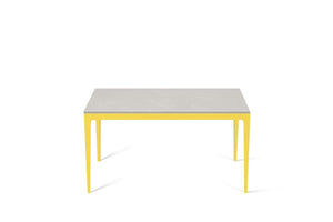 Cloudburst Concrete Standard Dining Table Lemon Yellow