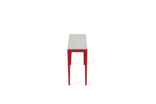 Load image into Gallery viewer, Cloudburst Concrete Slim Console Table Flame Red