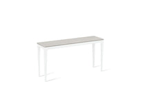 Load image into Gallery viewer, Cloudburst Concrete Slim Console Table Pearl White