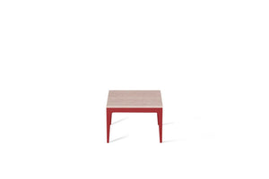Topus Concrete Cube Side Table Flame Red