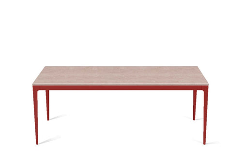 Topus Concrete Long Dining Table Flame Red