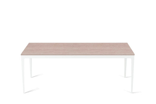 Topus Concrete Long Dining Table Pearl White