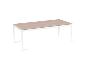 Topus Concrete Long Dining Table Pearl White