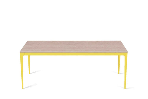 Topus Concrete Long Dining Table Lemon Yellow