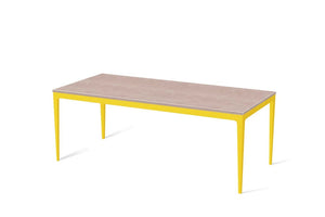 Topus Concrete Long Dining Table Lemon Yellow