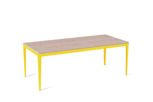 Topus Concrete Long Dining Table Lemon Yellow