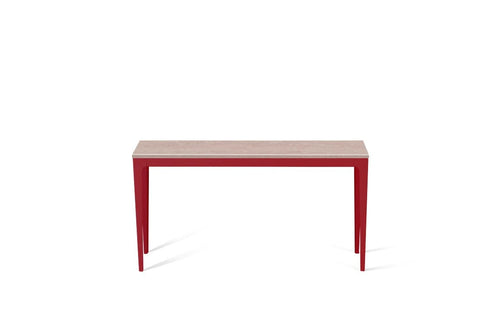 Topus Concrete Slim Console Table Flame Red