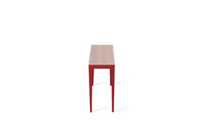 Topus Concrete Slim Console Table Flame Red