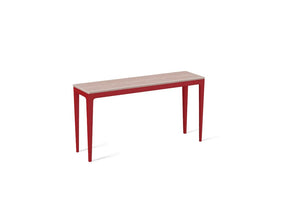 Topus Concrete Slim Console Table Flame Red