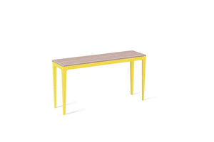 Topus Concrete Slim Console Table Lemon Yellow