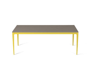 Oyster Long Dining Table Lemon Yellow